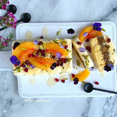 Semifreddo à la fleur d’oranger, miel & baklava - Sami Tamimi