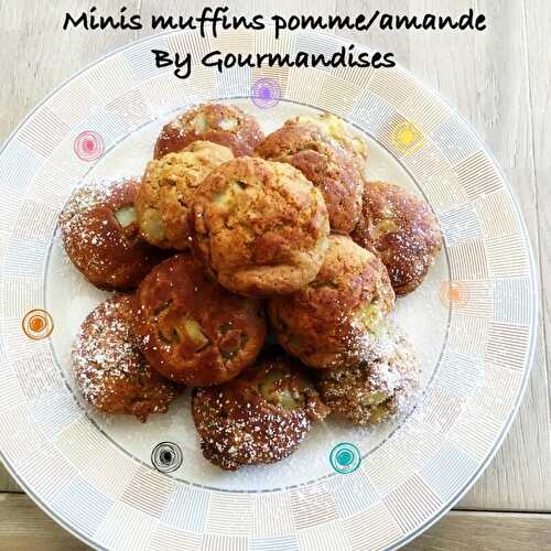 Mini muffins pomme/amande 103 cal/par muffin (VEGAN)