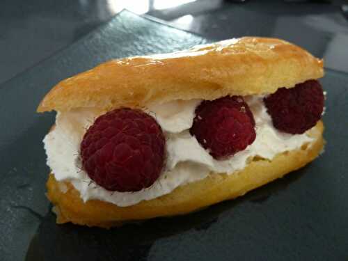ECLAIRS CHANTILLY FRAMBOISES