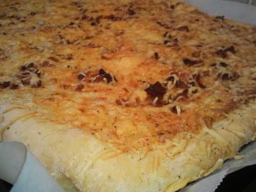 Fougasse lardon /béchamel/fromage