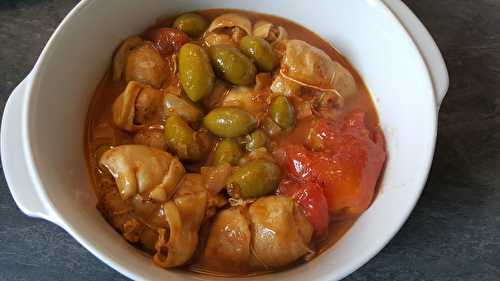 Paupiettes de veau aux olives, à la tomate au Cookéo