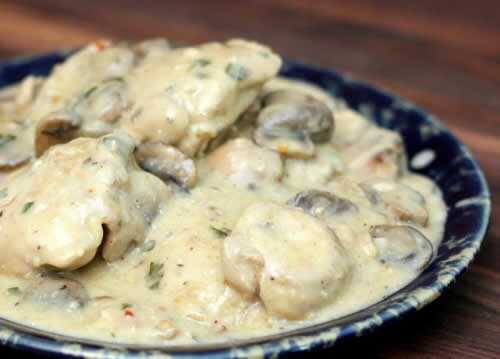 Poulet champignon boursin cookeo - votre délicieux plat cookeo.