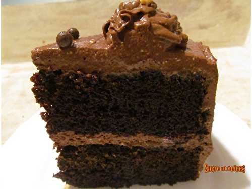 Gâteau d'anniversaire au chocolat - 2ème anniversaire du blog !