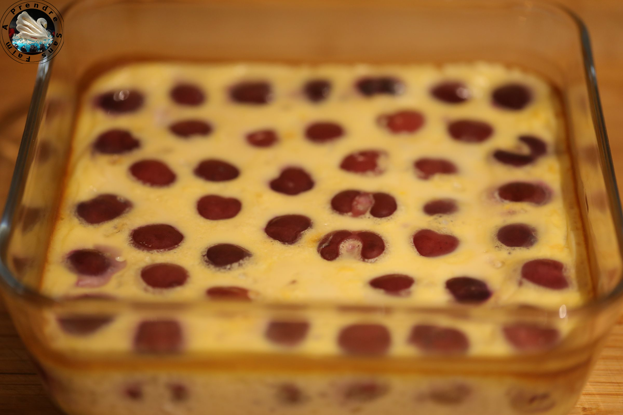 Clafoutis aux cerises sans sucre ni gras 