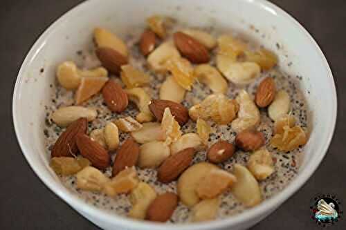 Chia pudding aux graines et gingembre 