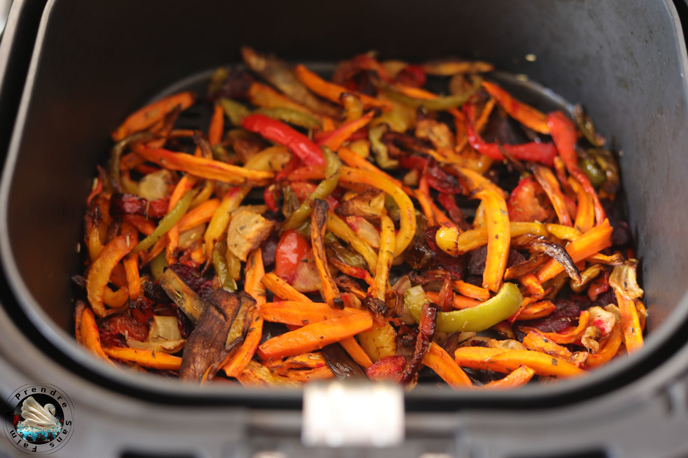 Fonds de frigo de légumes rôtis au Air Fryer 