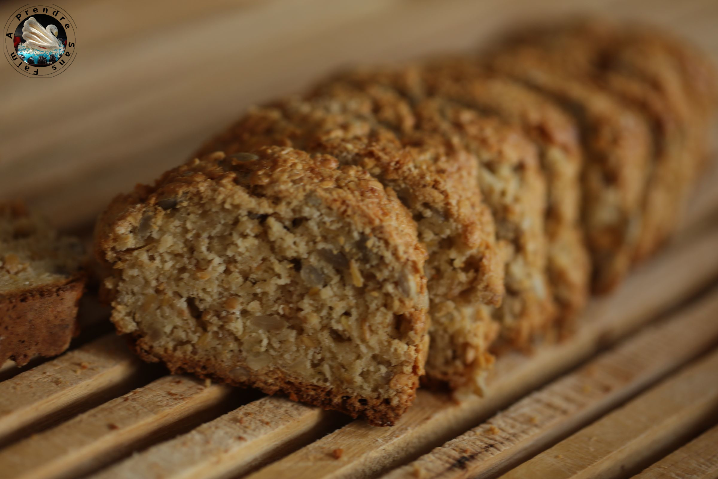 Pain aux flocons d'avoine et fromage blanc 