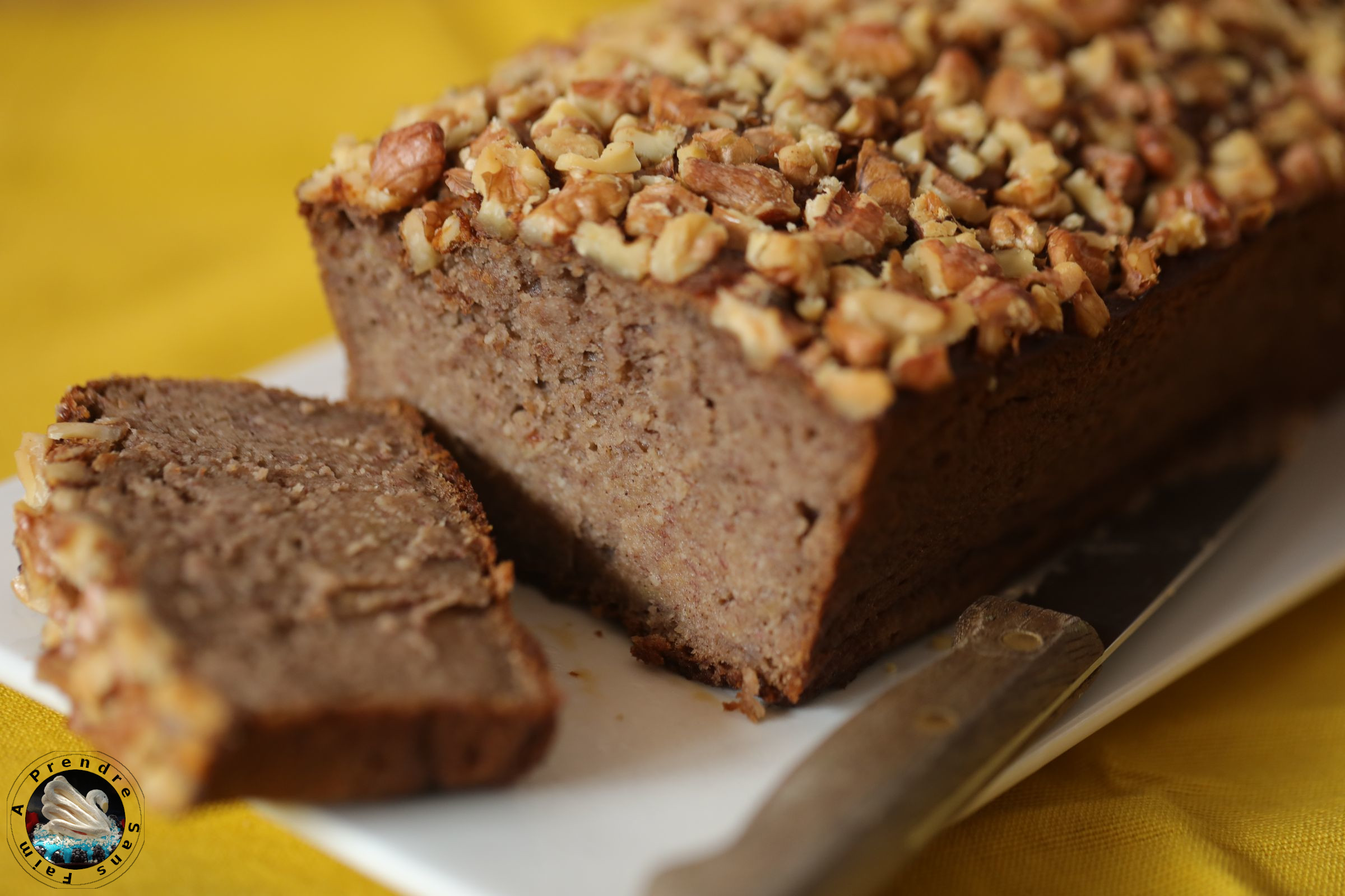 Banana bread vegan cannelle à l'aquafaba 