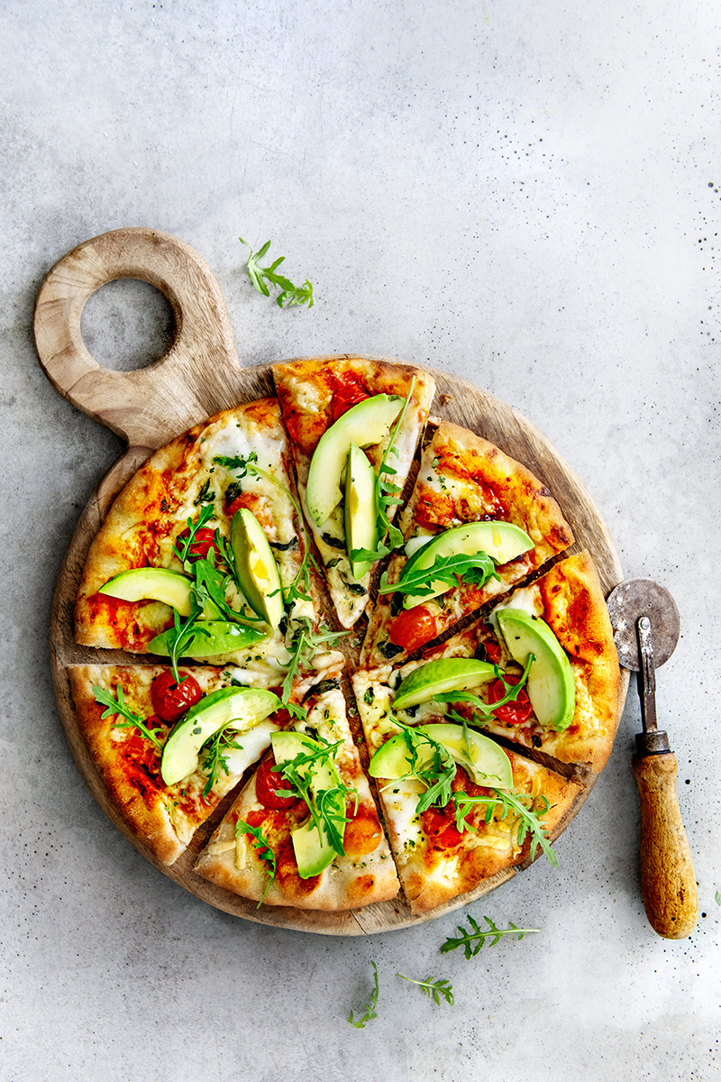 Pizza à l’avocat