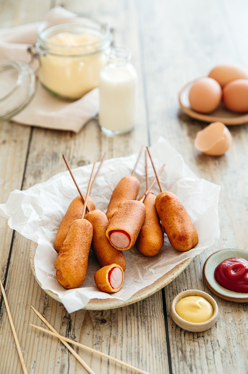 Corn dogs