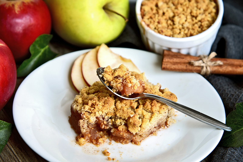 Crumble aux pommes Saint Louis