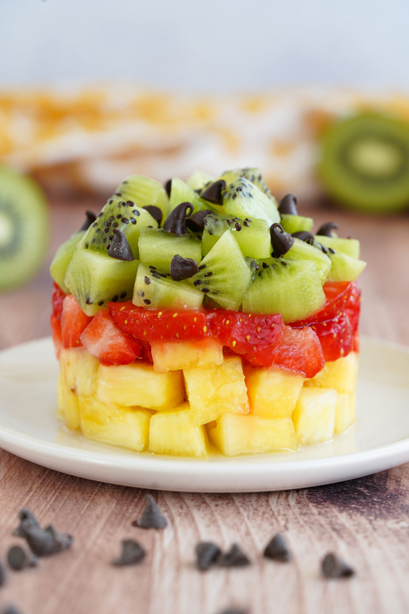 Tartare kiwi, ananas, fraise