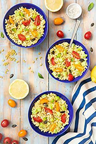 Coquillettes en salade façon « Bord de mer »