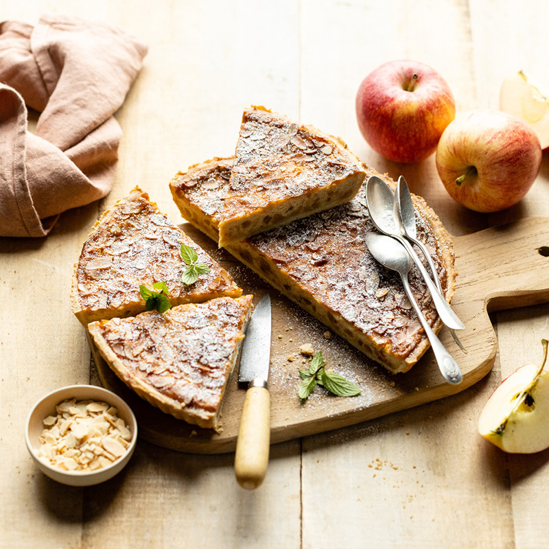 Tarte au crumble façon normande