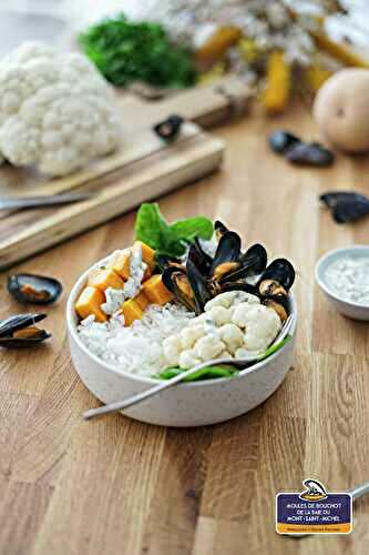 Poke bowl aux Moules de bouchot de la Baie du Mont-Saint-Michel