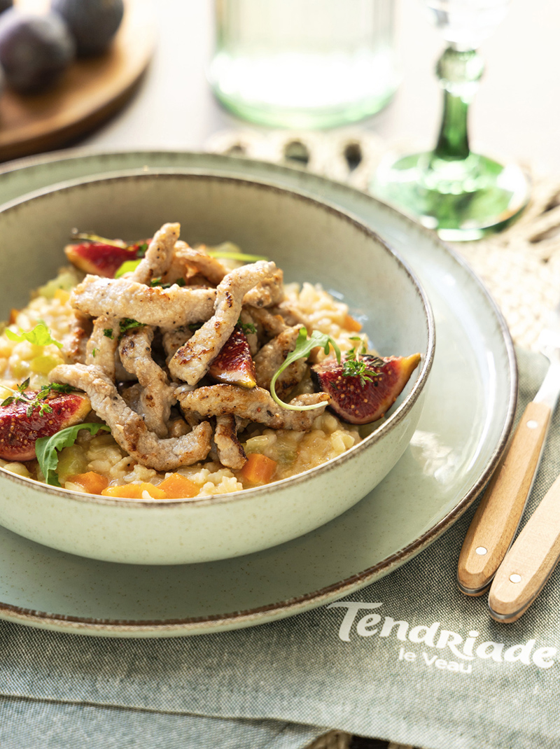 Risotto au veau Tendriade et figues