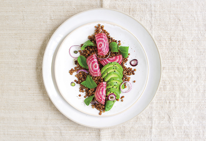 Salade de lentilles