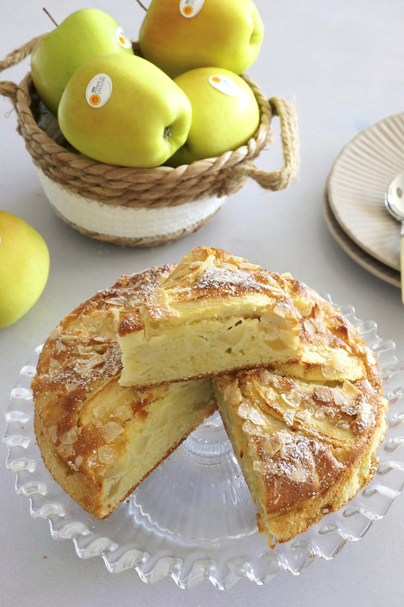 Gâteau grand-mère aux Pommes du Limousin AOP et amandes