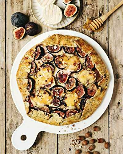 Tarte rustique aux figues et Pélardon AOP