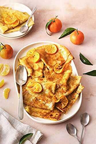 Crêpes Suzette à la Clémentine de Corse IGP