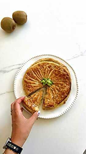 Galette des rois à la frangipane et au kiwi