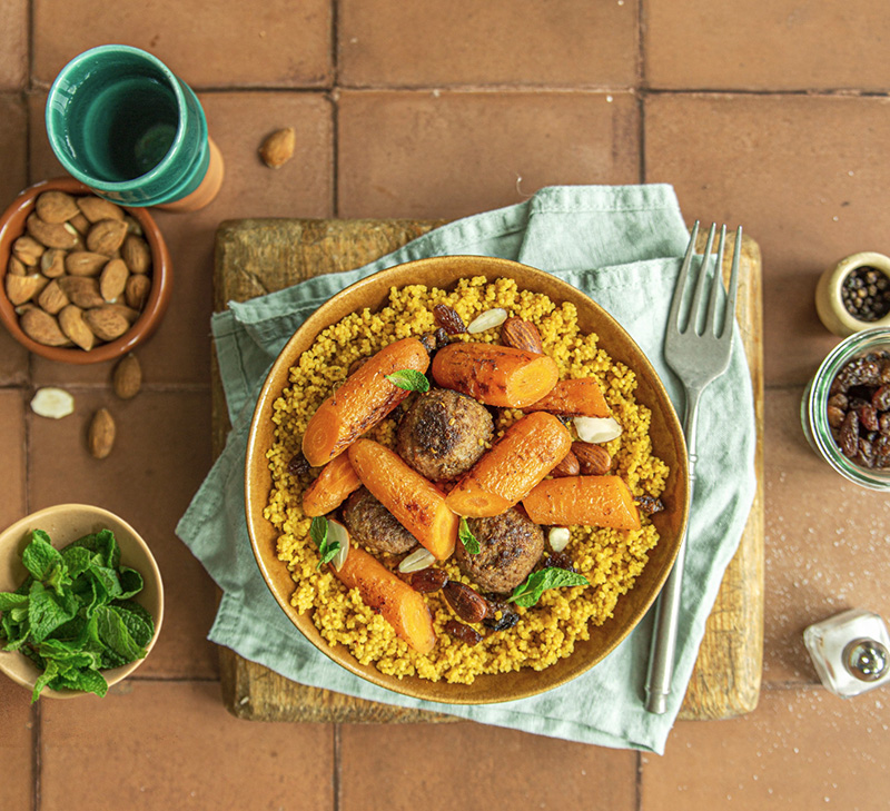 Couscous express aux carottes minute Priméale®