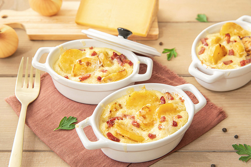 Bolée de Floraline® façon tartiflette