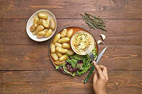 Mont d’Or & pommes de terre rôtis au air-fryer