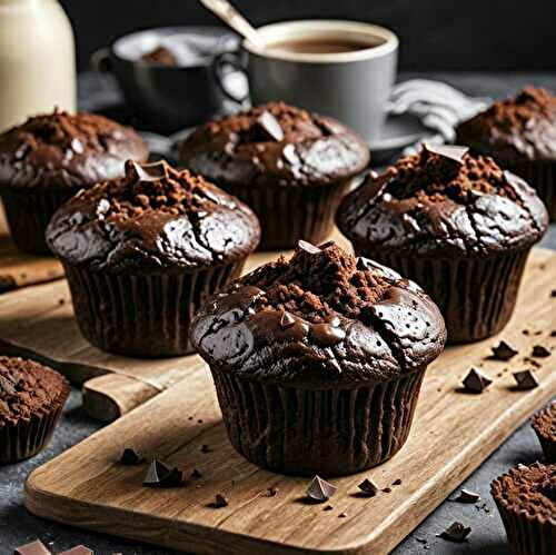 Muffins au chocolat moelleux