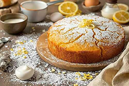 Gâteau au yaourt et au citron