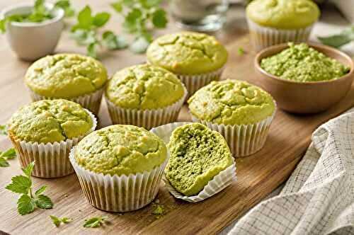 Muffins au thé matcha