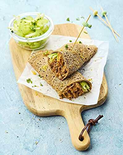 Galette de sarrasin froide Pulled Chicken BORDEAU CHESNEL