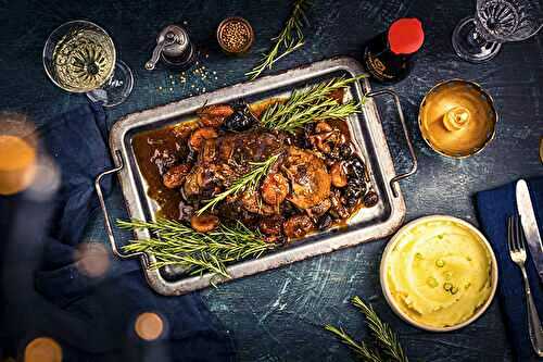 Agneau braisé aux fruits secs