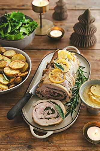 Poitrine d’agneau façon porchetta