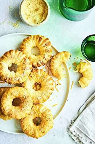 Beignets de pomme parfumés à la cannelle et zestes d’orange Bio
