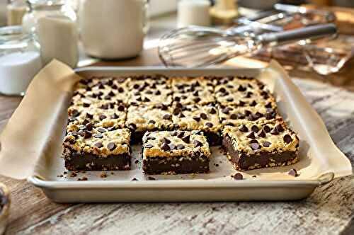 Brownies Cookie Dough aux pépites de chocolat