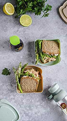 Sandwich aux rillettes de saumon
