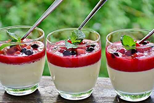 👉🍒 Recette Panna Cotta Açai