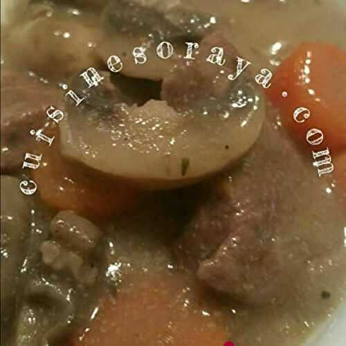 Boeuf carottes et champignons