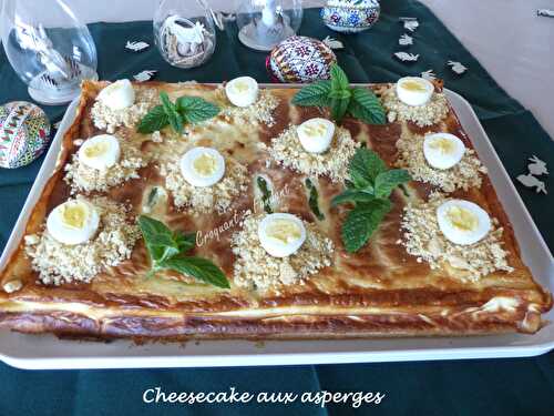 Cheesecake aux asperges