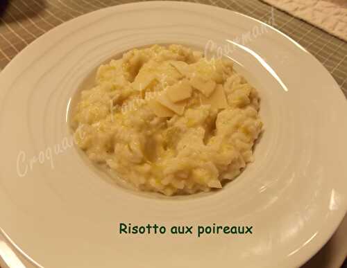 Comme un risotto aux poireaux