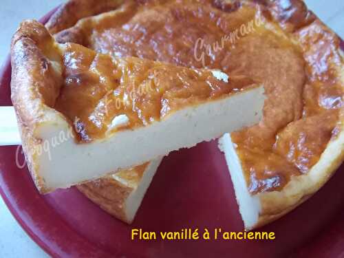 Flan vanillé à l'ancienne