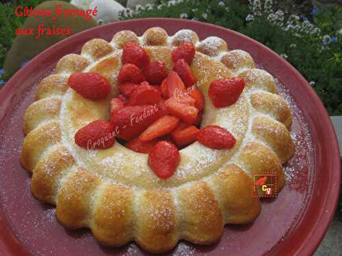 Gâteau fromagé aux fraises