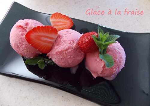 Glace à la fraise