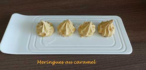 Meringues au caramel