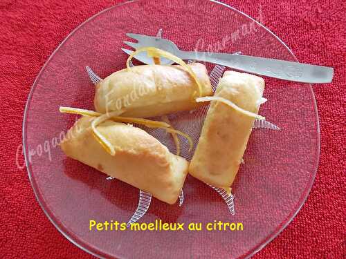 Petits moelleux au citron