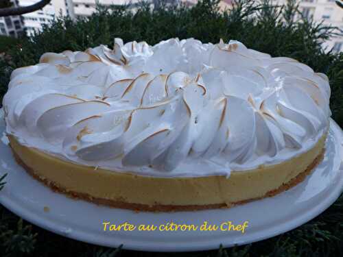 Tarte au citron du Chef - Recettes autour d'un ingrédient # 25