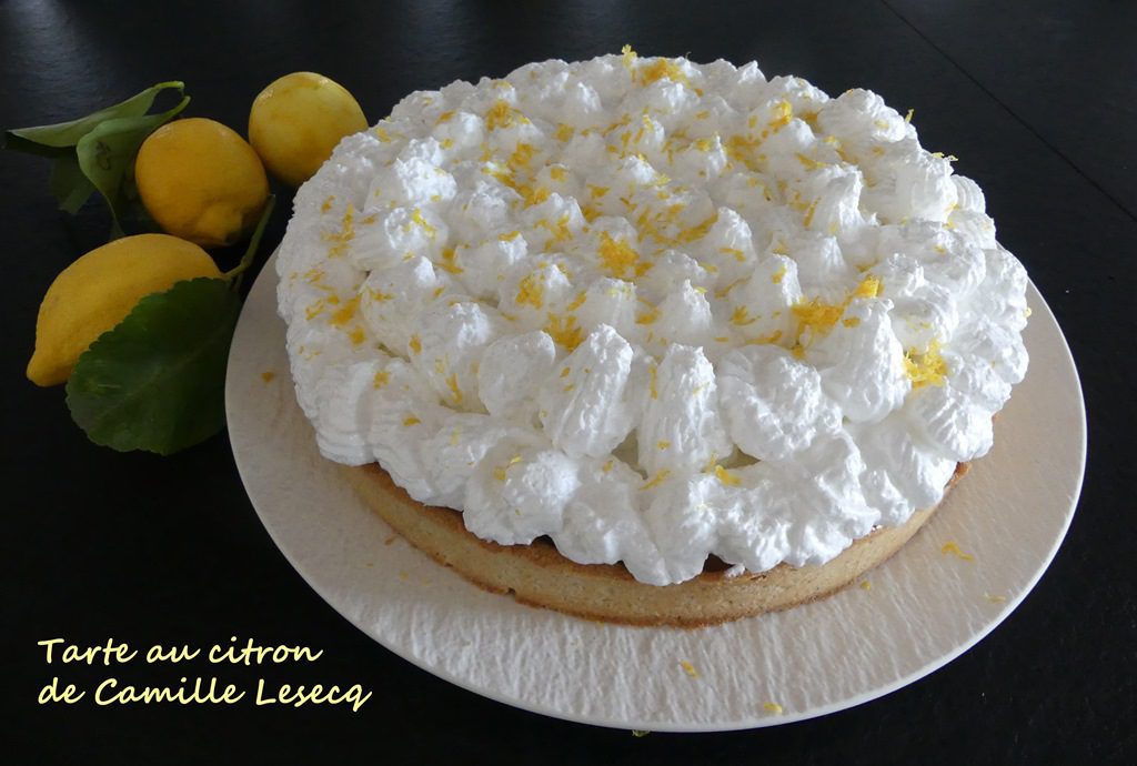 Tarte au citron de Camille Lesecq