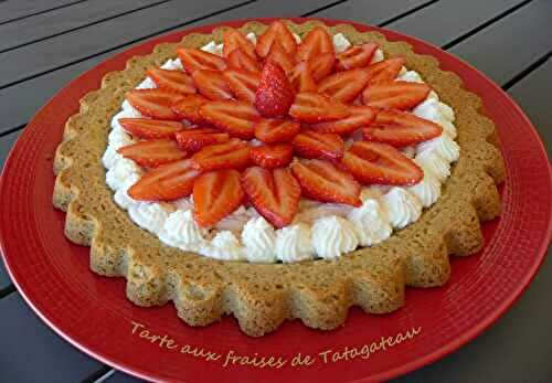 Tarte aux fraises de Tatagateau *