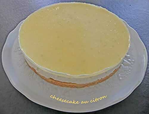Cheesecake au citron *